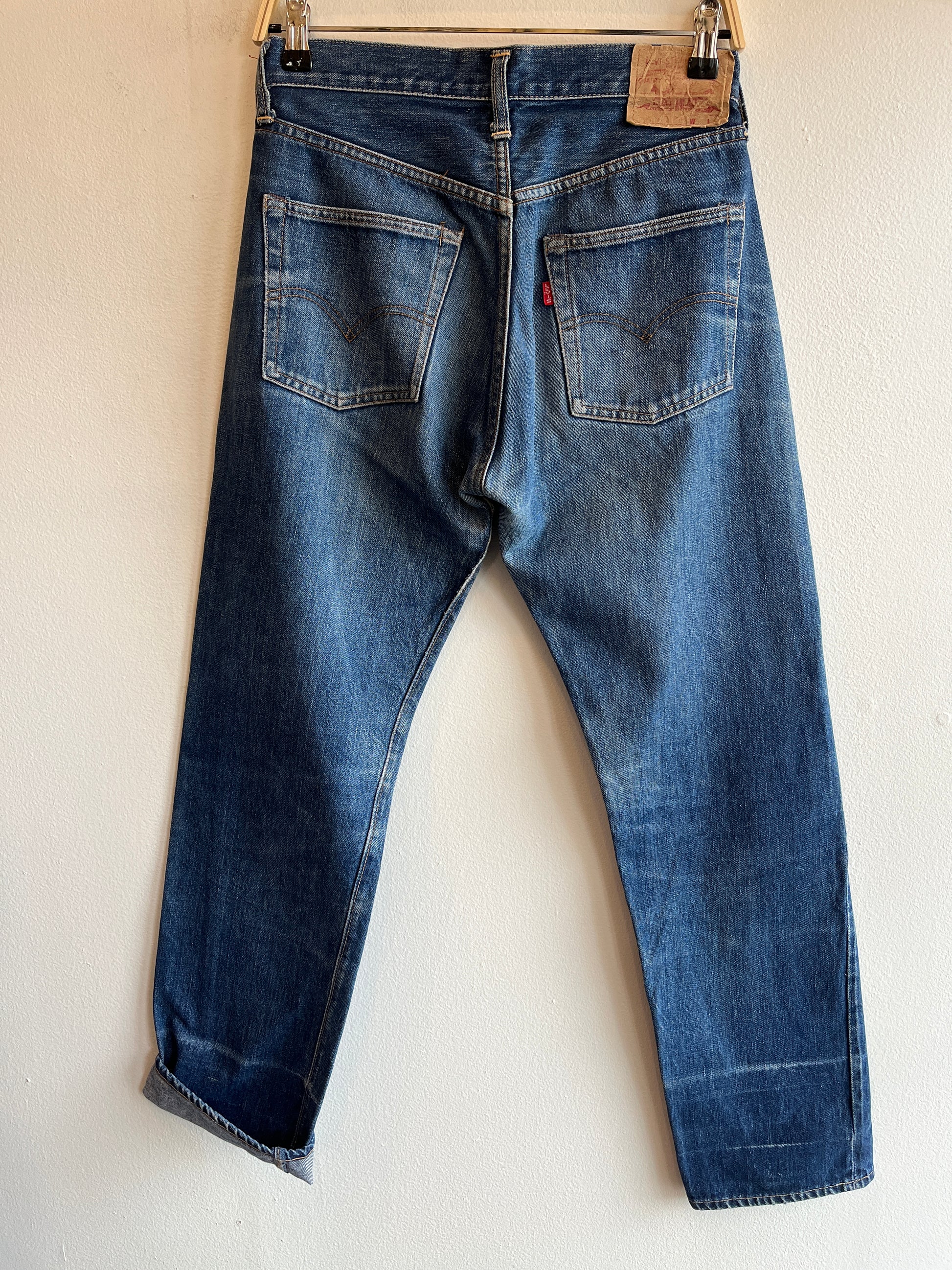 Vintage 1960's Levi's "Big E" 505 Selvedge Denim Jeans - La Lovely Vintage 