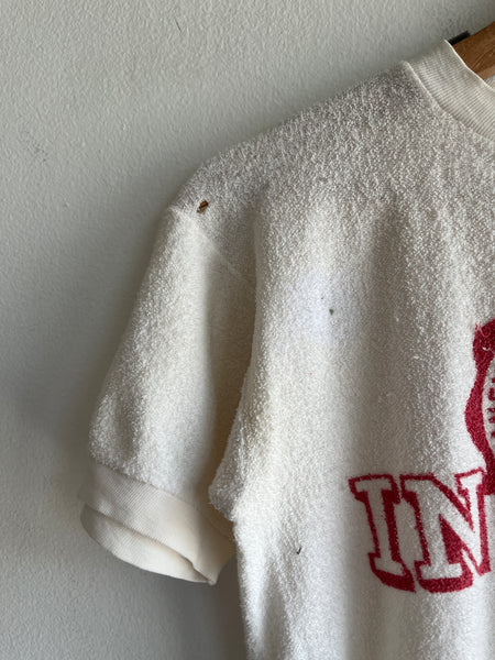 Vintage 1950’s Indiana University Terry Cloth T-Shirt