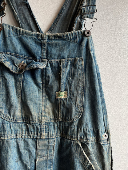 Vintage 1940’s Workmaster Selvedge Denim Overalls - La Lovely Vintage 