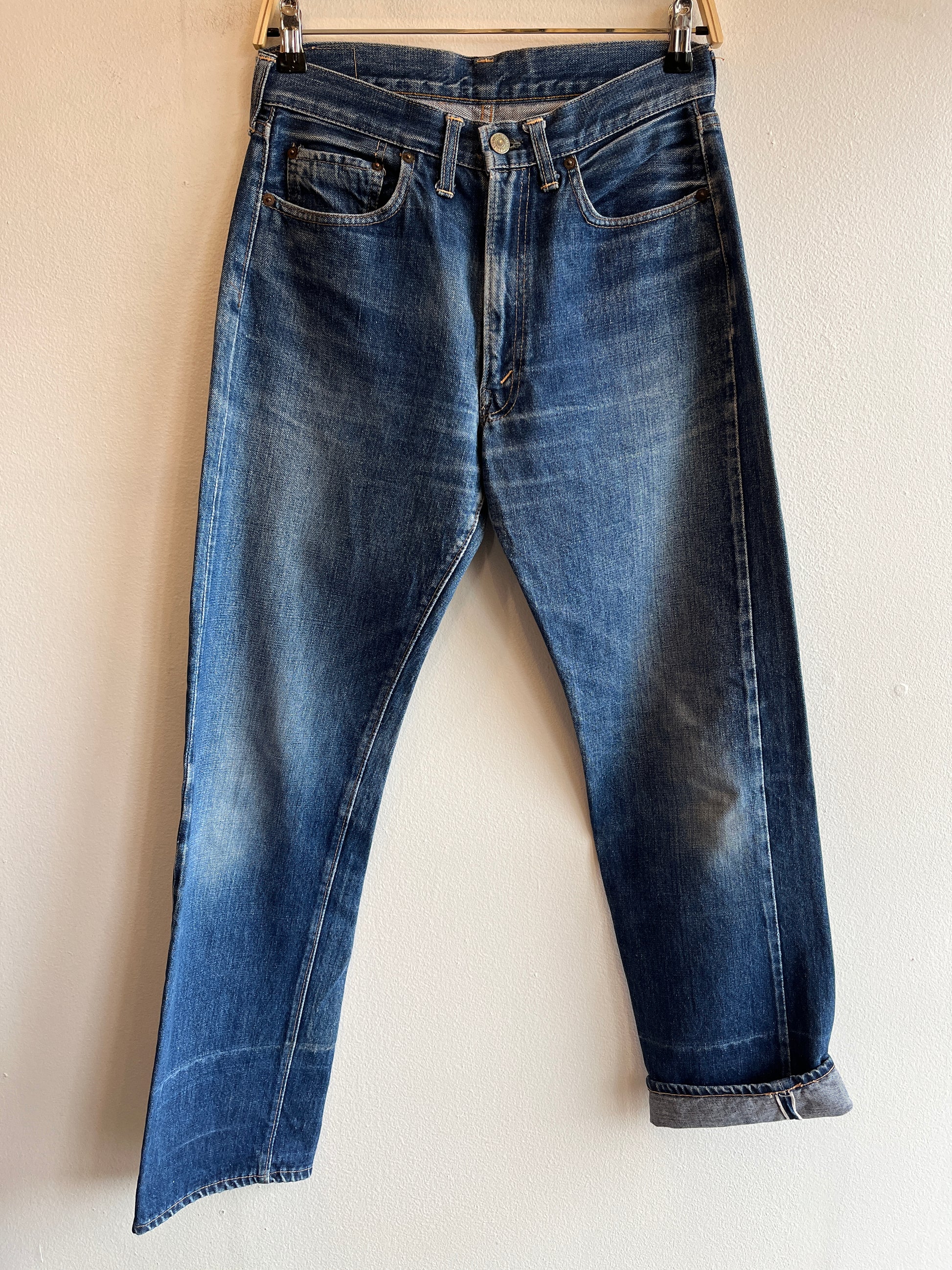 Vintage 1960's Levi's "Big E" 505 Selvedge Denim Jeans - La Lovely Vintage 