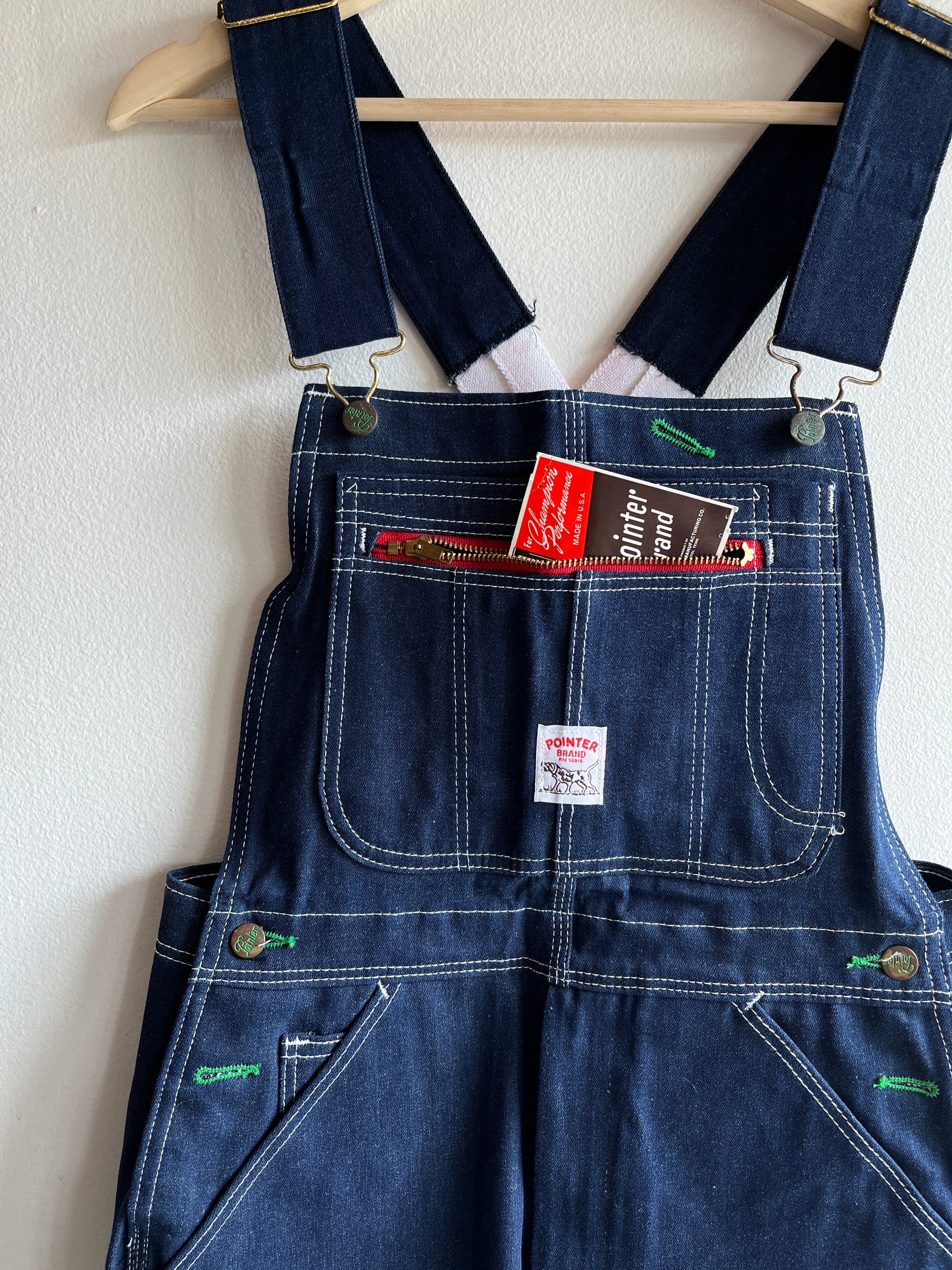 Vintage 1970’s Deadstock Pointer Denim Overalls - La Lovely Vintage 