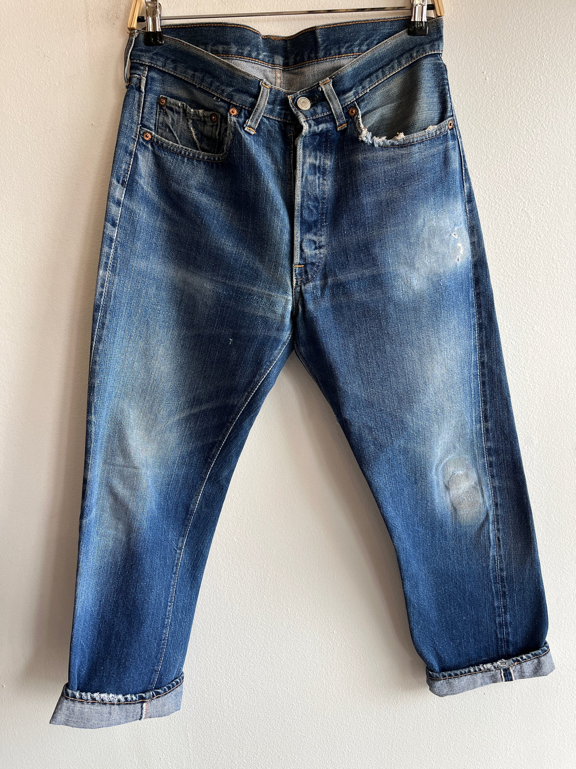 Vintage 1970’s Levi’s 501 Selvedge Denim Jeans - La Lovely Vintage 