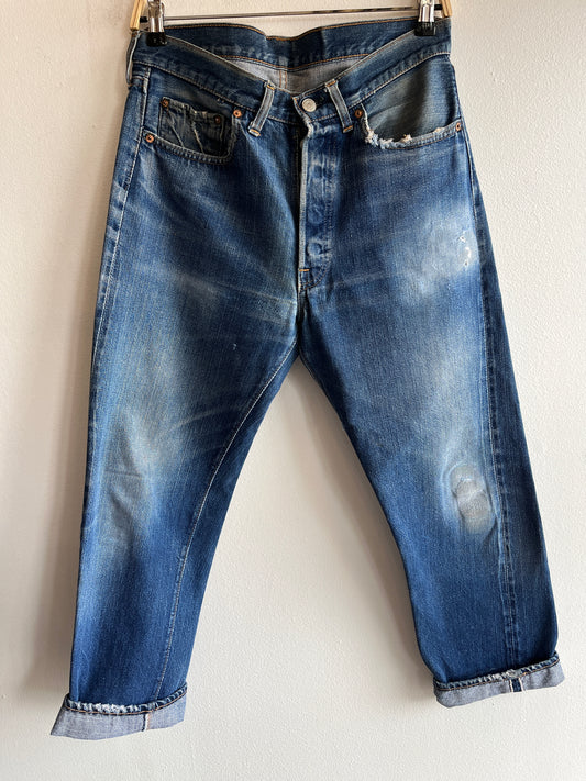 Vintage 1970’s Levi’s 501 Selvedge Denim Jeans - La Lovely Vintage 