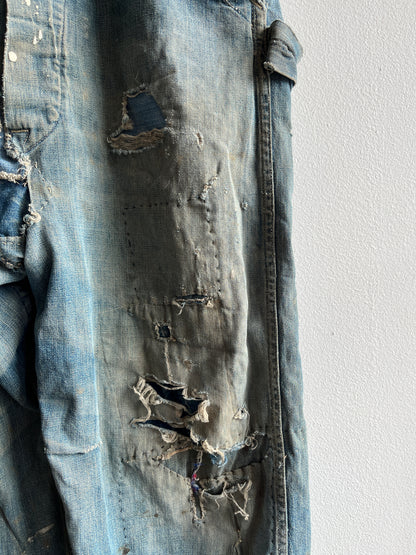 Vintage 1940’s Workmaster Selvedge Denim Overalls - La Lovely Vintage 