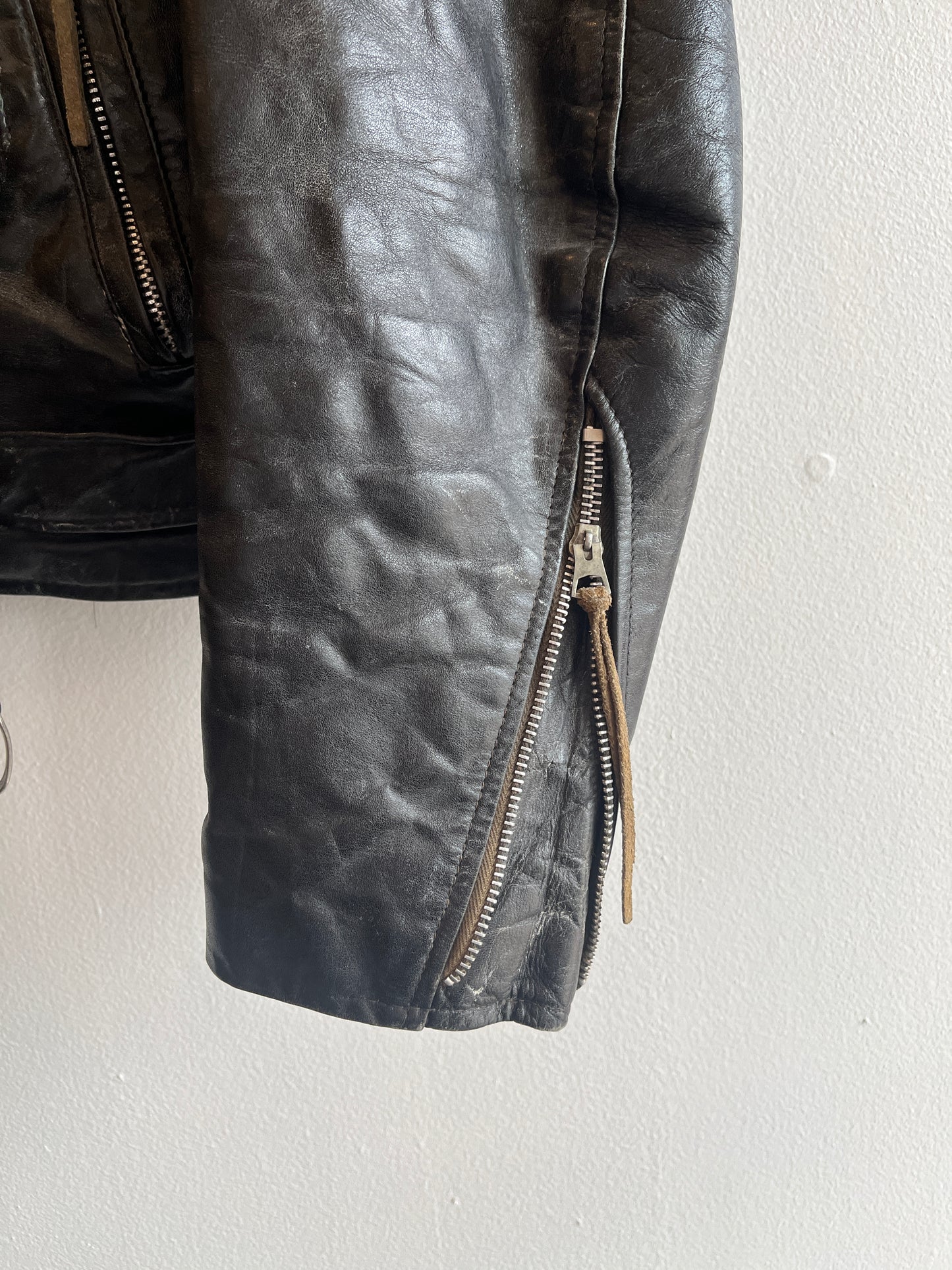 Vintage 1960’s Excelled Leather Motorcycle Jacket - La Lovely Vintage 
