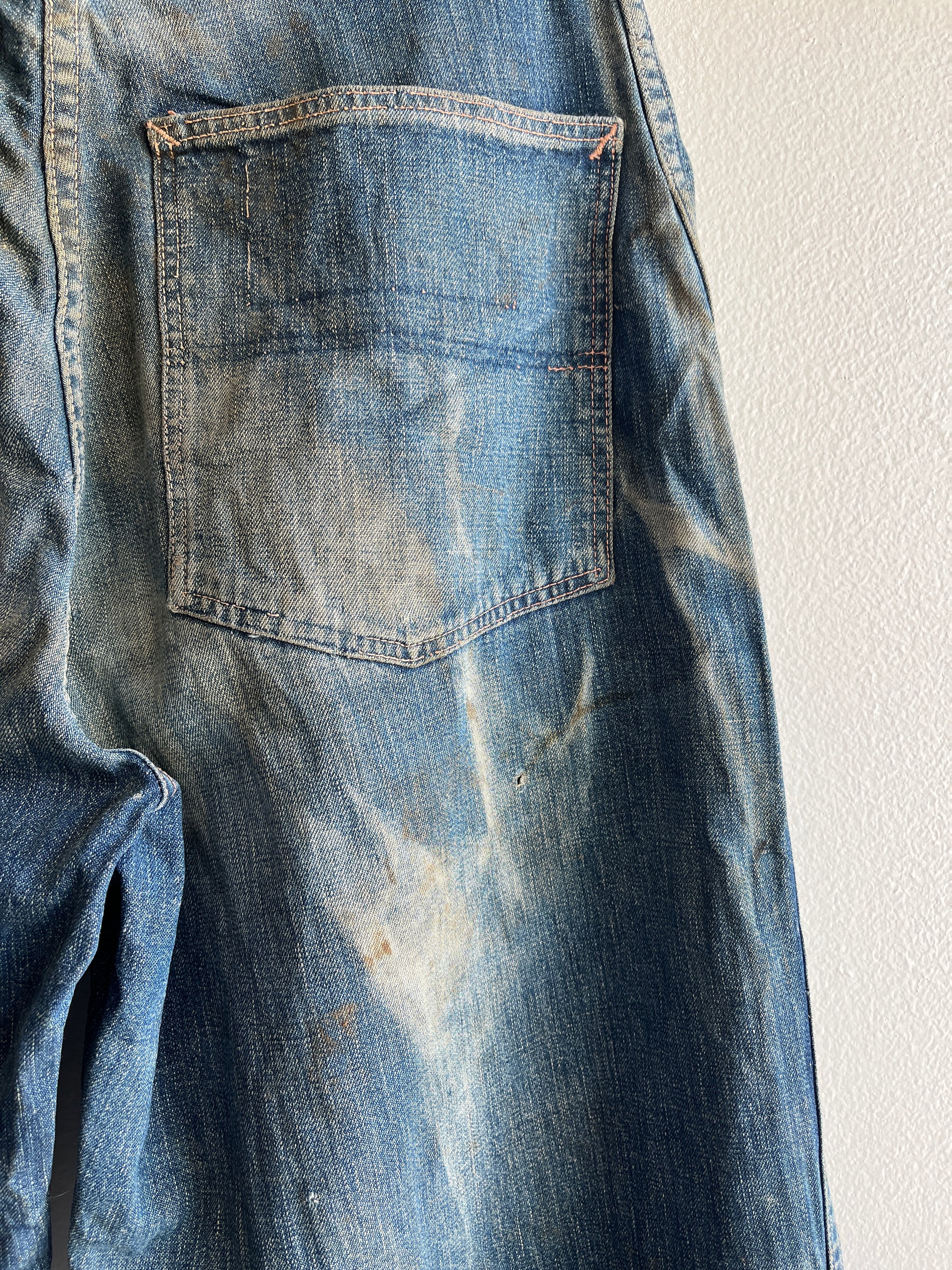 Vintage 1940’s Norfolk & Western Denim Work Jeans - La Lovely Vintage 