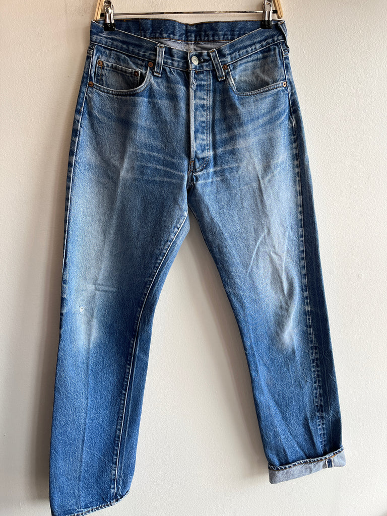 Vintage 1980’s Levi’s 501 Selvedge Denim Jeans – La Lovely Vintage