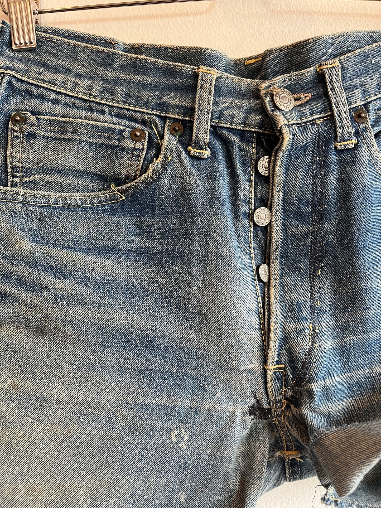 Vintage 1960’s Levi’s “Big E” 501 Selvedge Denim Shorts