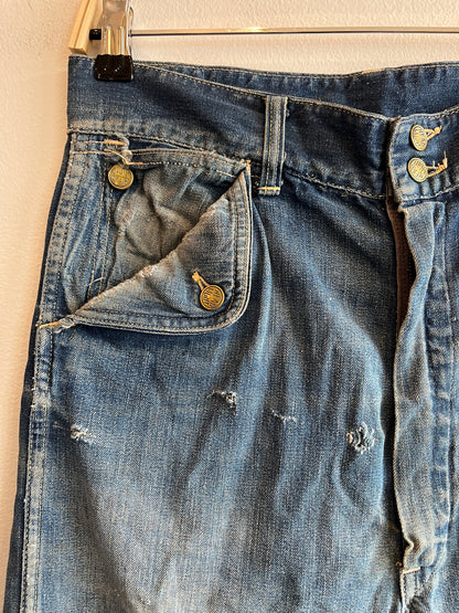 Vintage 1950’s Headlight “Headies” Denim Jeans - La Lovely Vintage 