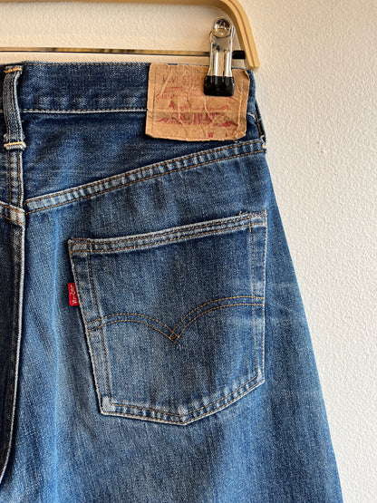 Vintage 1960's Levi's "Big E" 505 Selvedge Denim Jeans - La Lovely Vintage 
