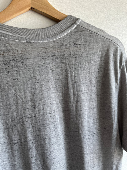 Vintage 1970/80’s Heather Grey Pocket T-Shirt