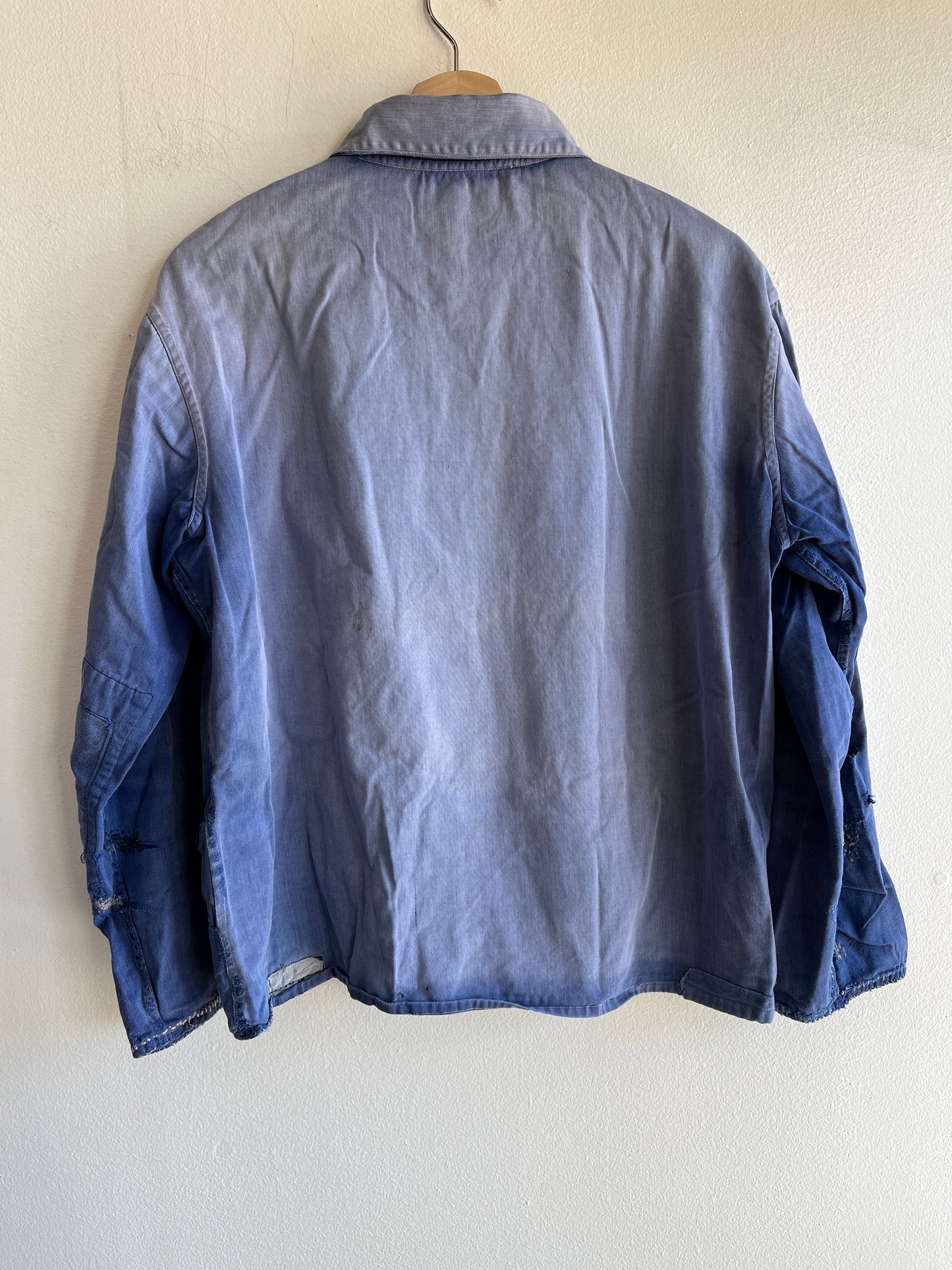 Vintage 1970’s French Repaired Chore Coat - La Lovely Vintage 