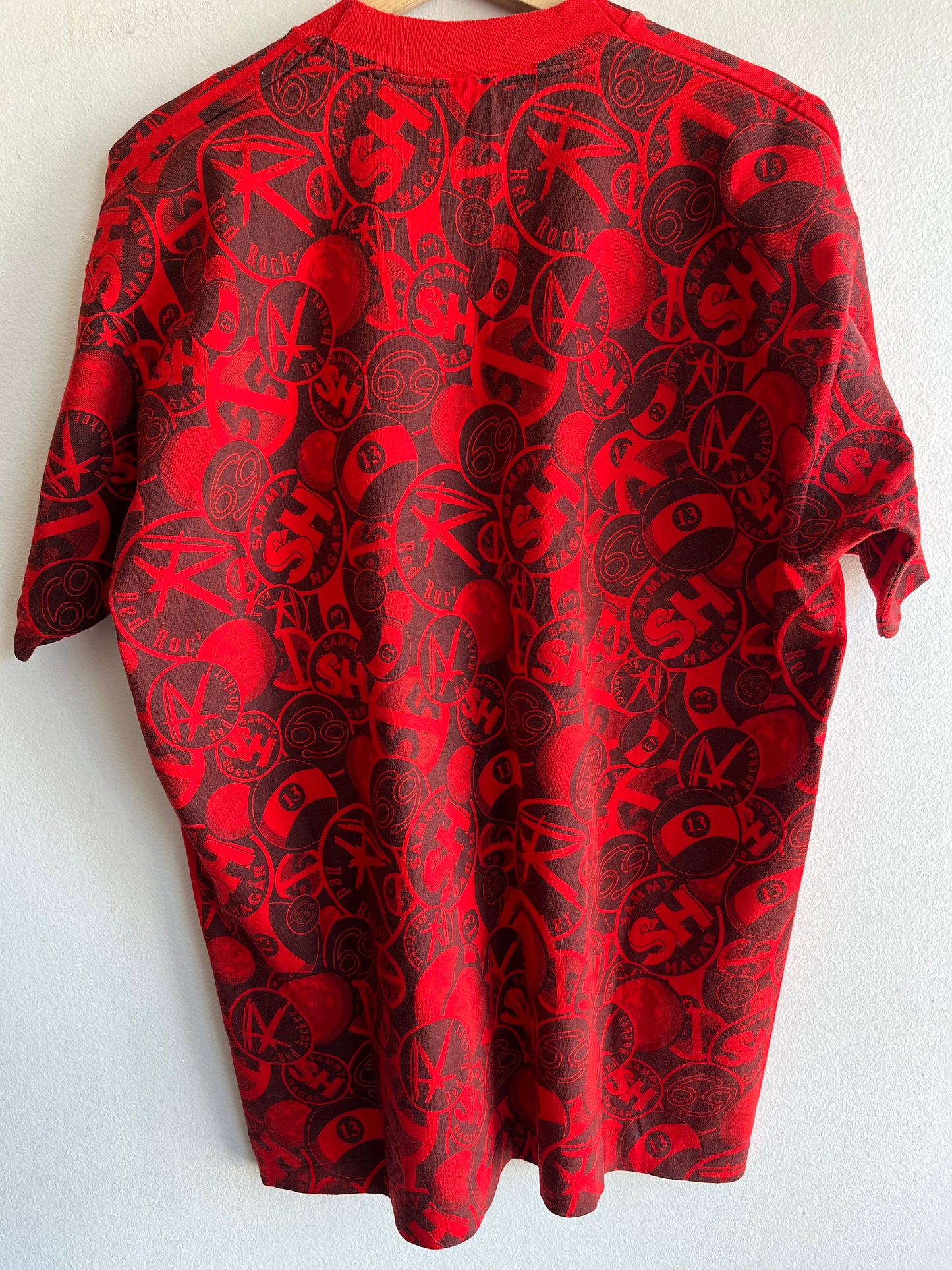 Vintage 1990’s Sammy Hagar All Over Print T-Shirt