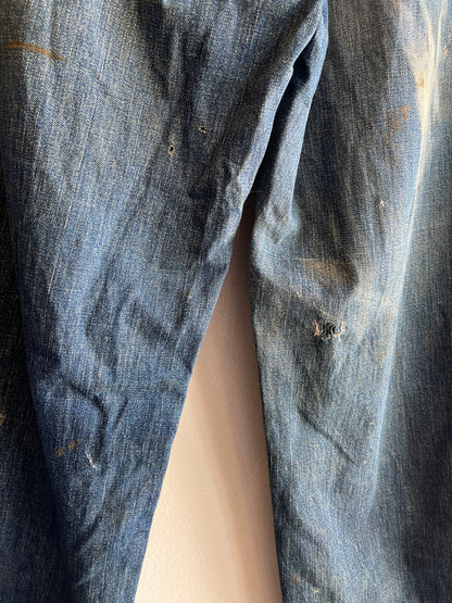 Vintage 1940’s Norfolk & Western Denim Work Jeans - La Lovely Vintage 