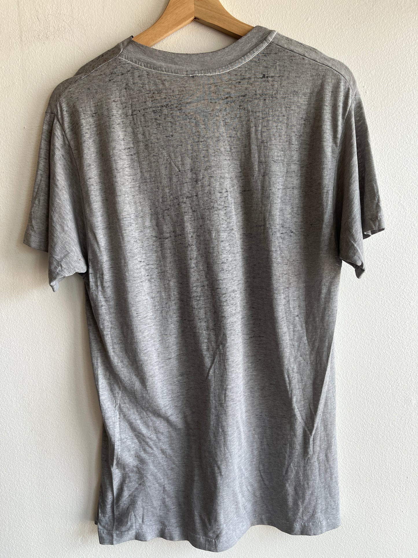 Vintage 1970/80’s Heather Grey Pocket T-Shirt