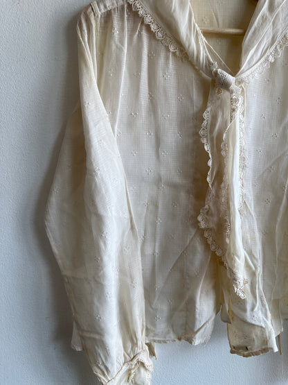 Vintage Edwardian White Blouse - La Lovely Vintage 
