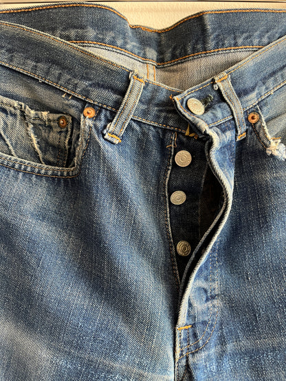 Vintage 1970’s Levi’s 501 Selvedge Denim Jeans - La Lovely Vintage 