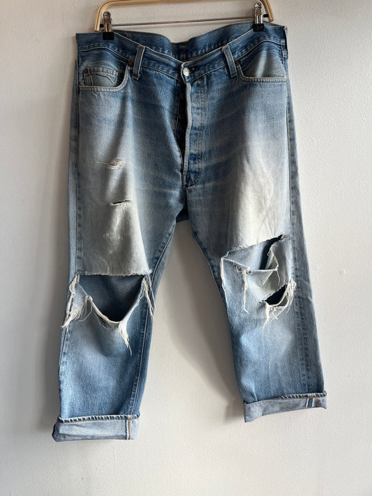 Vintage 1980’s Levi’s 501 Selvedge Denim Jeans - La Lovely Vintage 