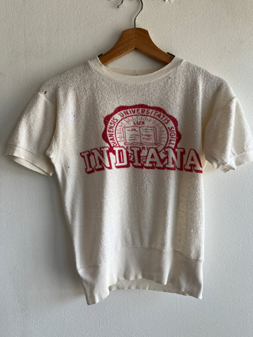 Vintage 1950’s Indiana University Terry Cloth T-Shirt