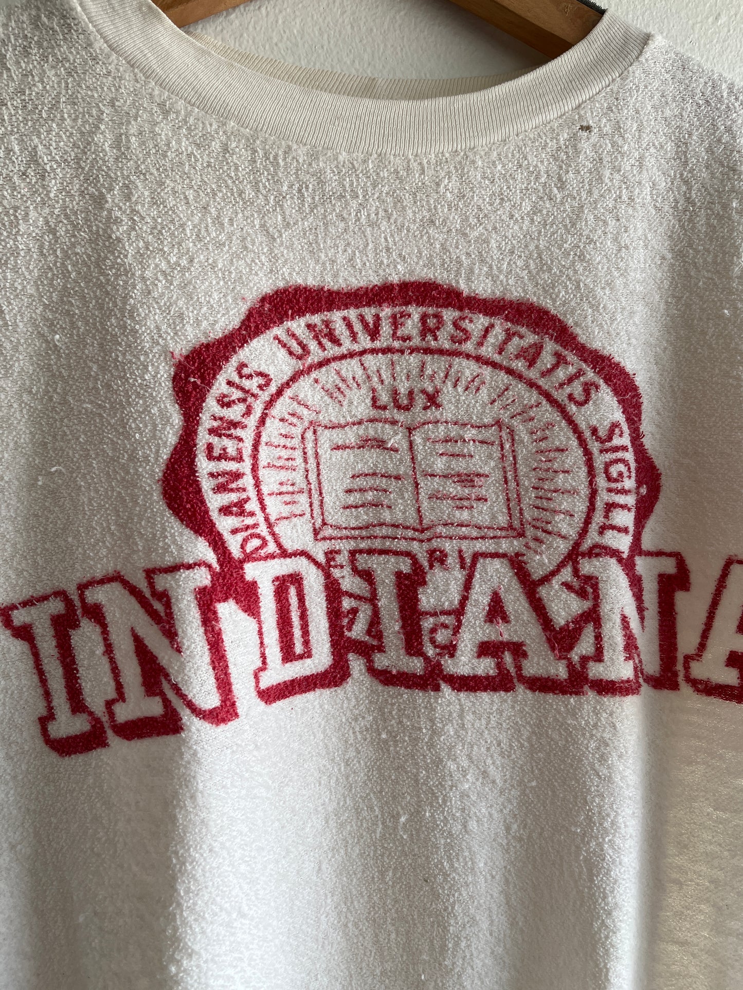 Vintage 1950’s Indiana University Terry Cloth T-Shirt - La Lovely Vintage 