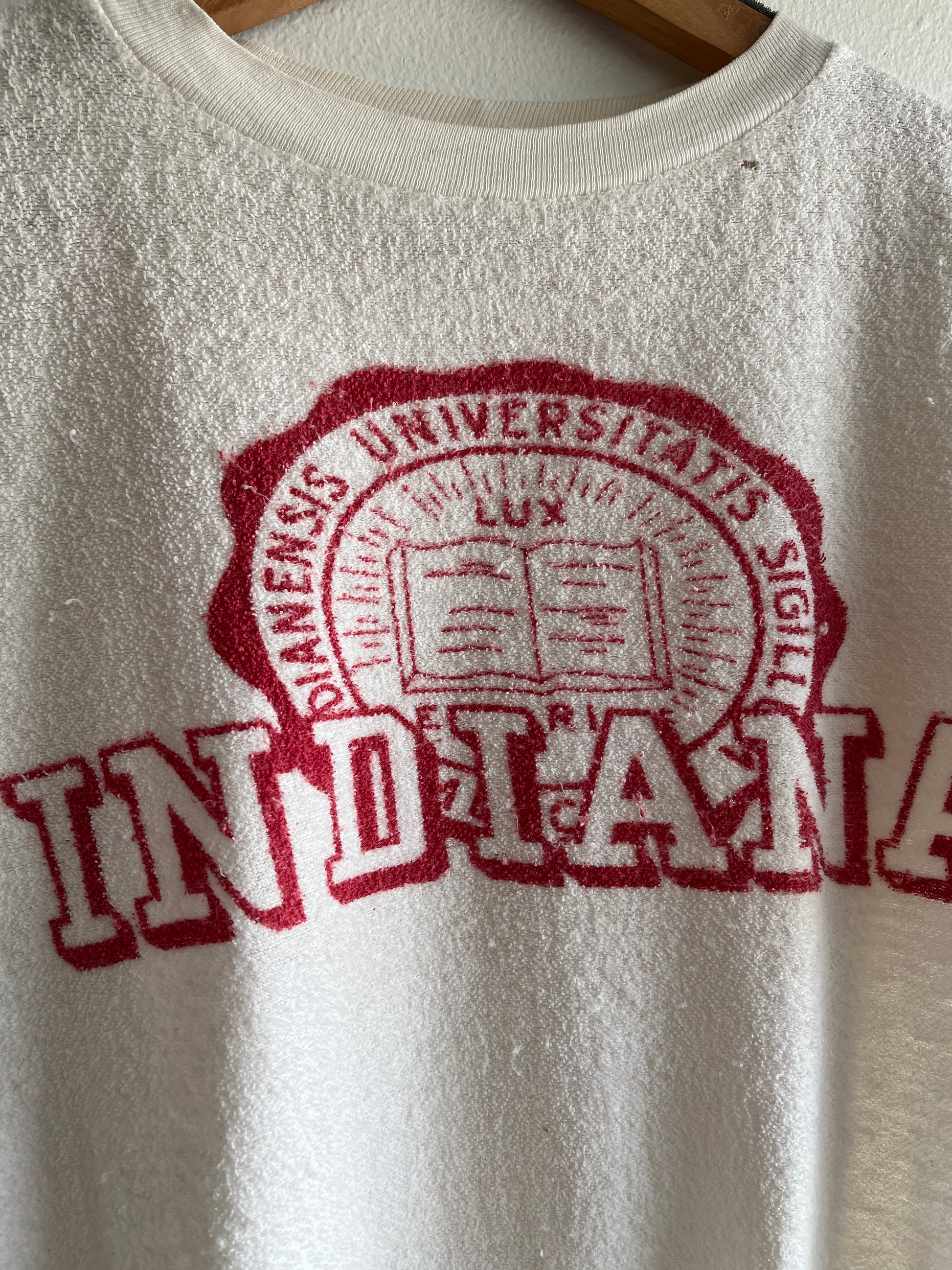 Vintage 1950’s Indiana University Terry Cloth T-Shirt - La Lovely Vintage 