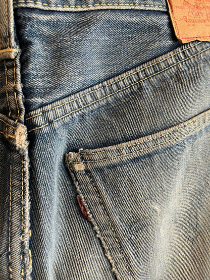 Vintage 1960’s Levi’s “Big E” 501 Selvedge Denim Shorts