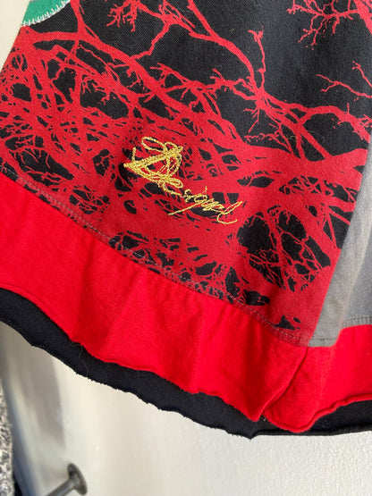 Vintage Y2K Desigual Abstract Midi Skirt - La Lovely Vintage 