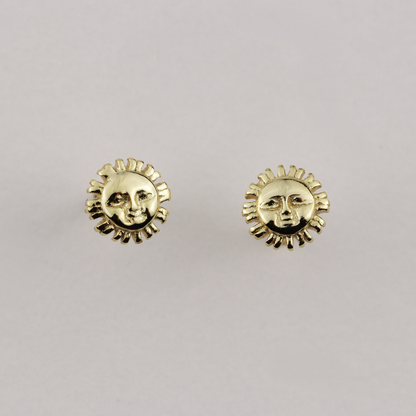 Sun Stud Earrings by La Lovely - La Lovely Vintage 