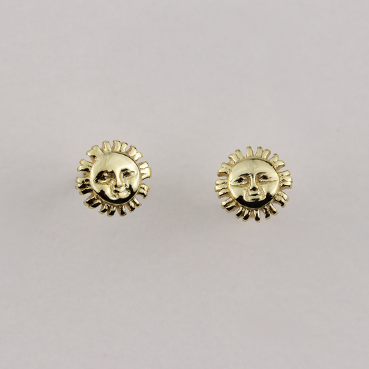 Sun Stud Earrings by La Lovely - La Lovely Vintage 