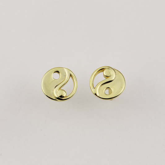 Yin Yang Stud Earrings by La Lovely - La Lovely Vintage 