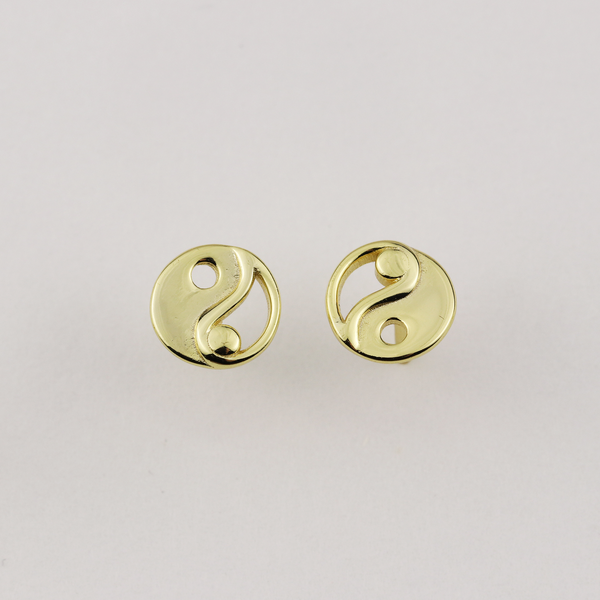 Yin Yang Stud Earrings by La Lovely - La Lovely Vintage 
