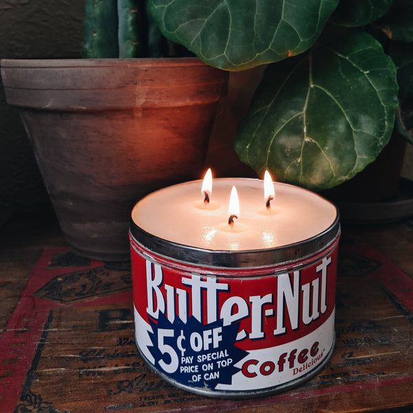 Coffee Can Candle - La Lovely Vintage 