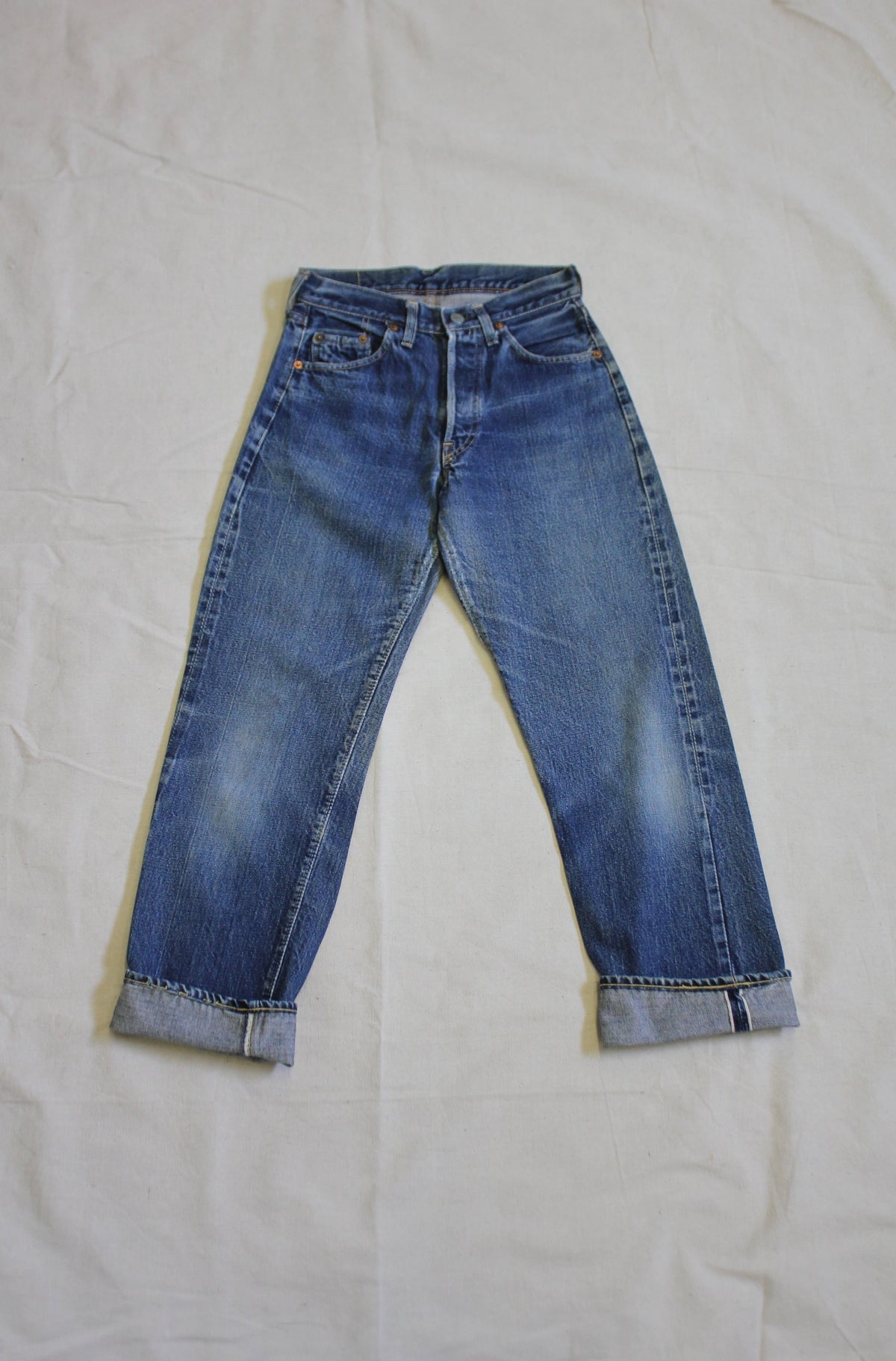 Vintage 1960's "Big E" Levi's Denim 501 Jeans - La Lovely Vintage 