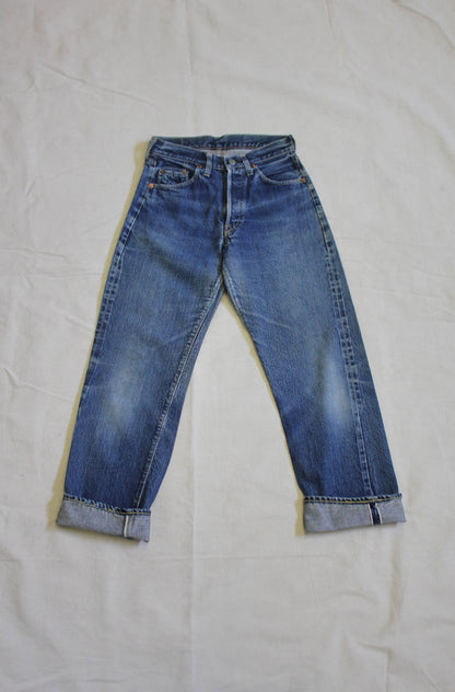 Vintage 1960's "Big E" Levi's Denim 501 Jeans - La Lovely Vintage 