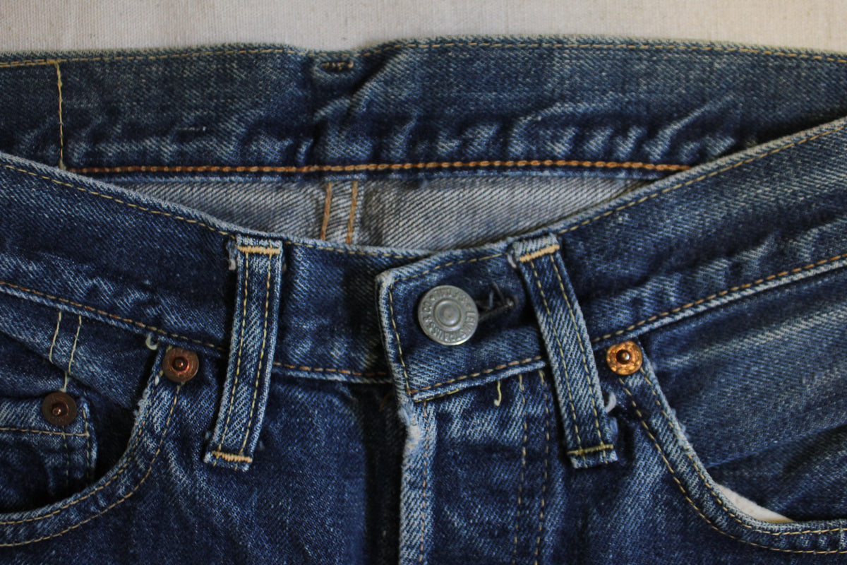 Vintage 1960's "Big E" Levi's Denim 501 Jeans - La Lovely Vintage 