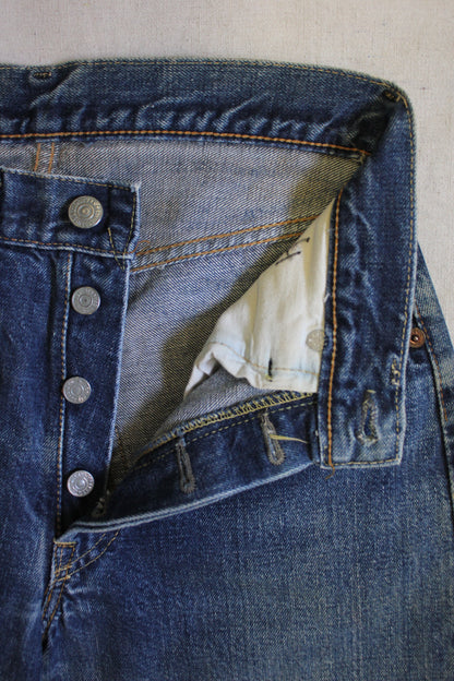 Vintage 1960's "Big E" Levi's Denim 501 Jeans - La Lovely Vintage 