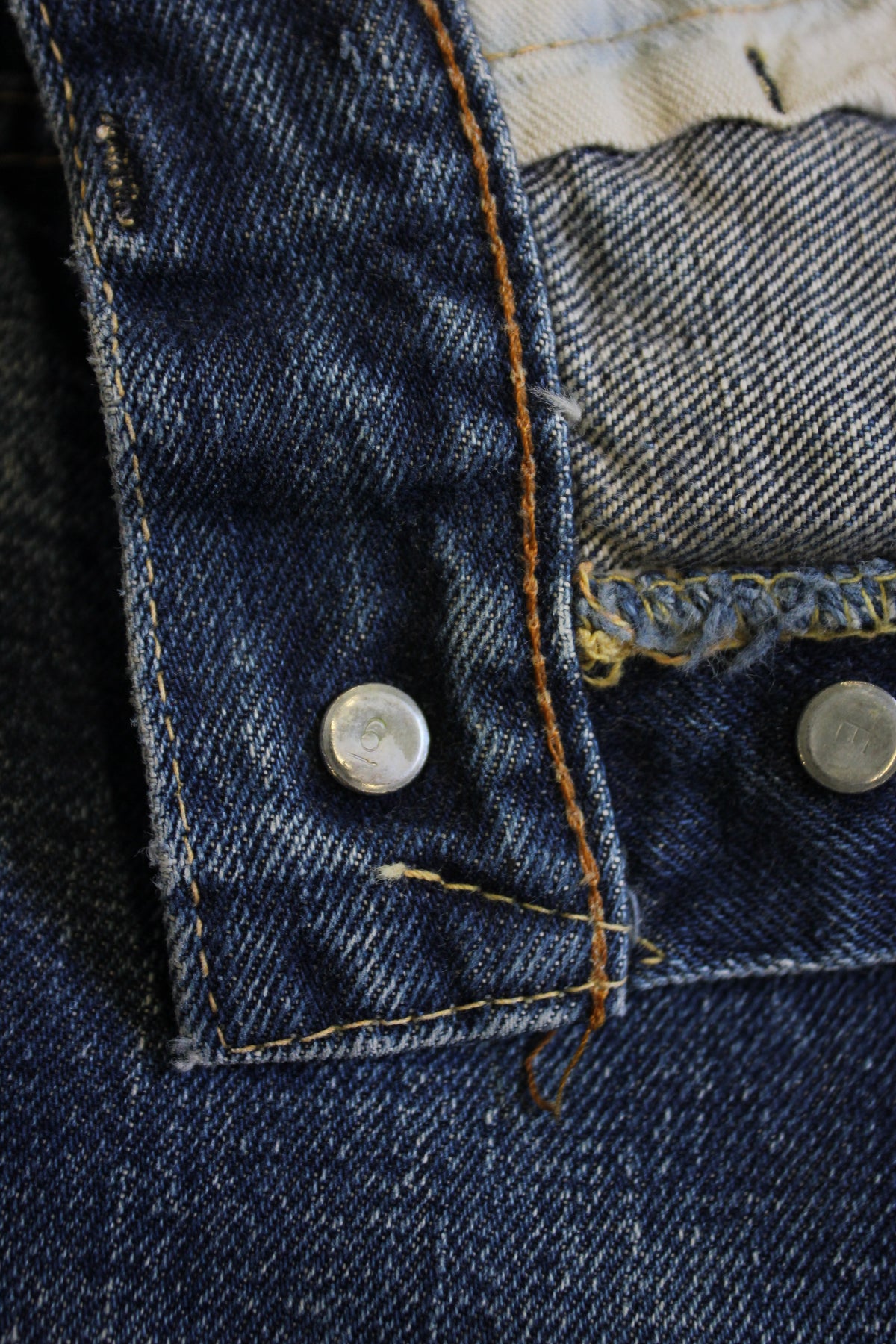 Vintage 1960's "Big E" Levi's Denim 501 Jeans - La Lovely Vintage 