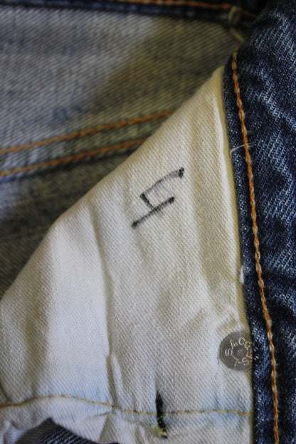 Vintage 1960's "Big E" Levi's Denim 501 Jeans - La Lovely Vintage 