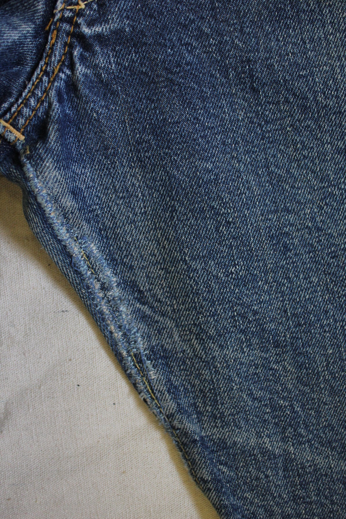 Vintage 1960's "Big E" Levi's Denim 501 Jeans - La Lovely Vintage 