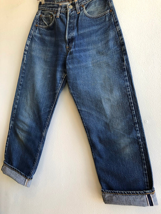 Vintage 1960’s Levi’s “Big E” 501 Selvedge Denim Jeans