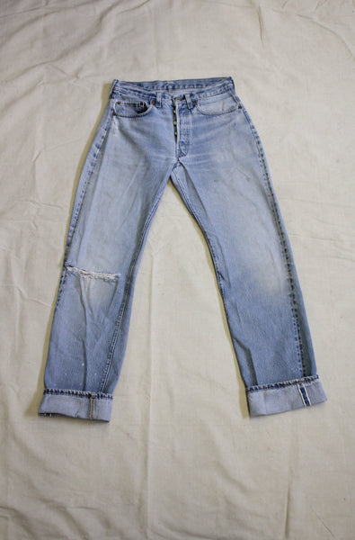 Vintage 1980's Levis 501 Selvedge Denim Jeans
