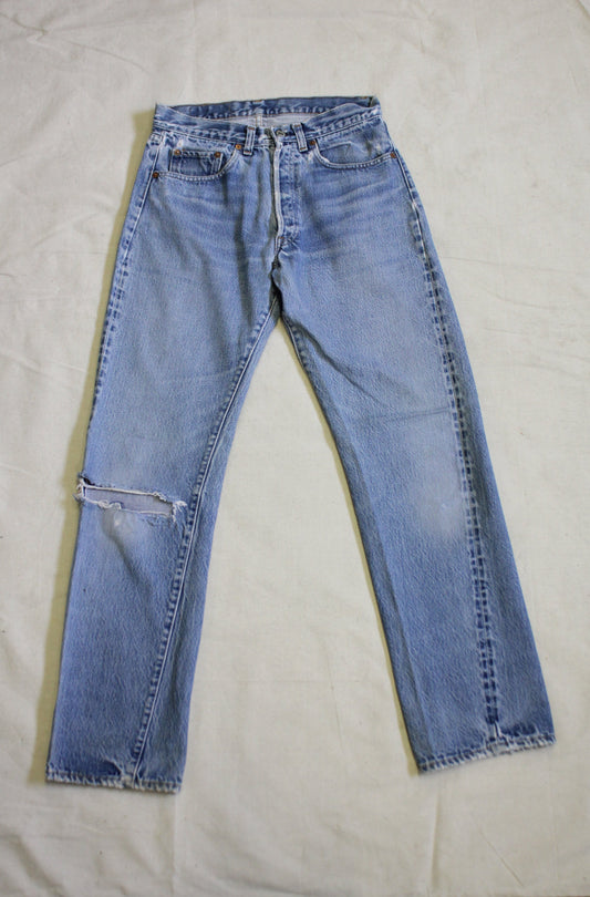 Vintage 1980's Levis 501 Selvedge Denim Jeans - La Lovely Vintage 