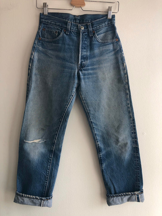 Vintage 1980’s Levi’s 501 Selvedge Denim Jeans - La Lovely Vintage 