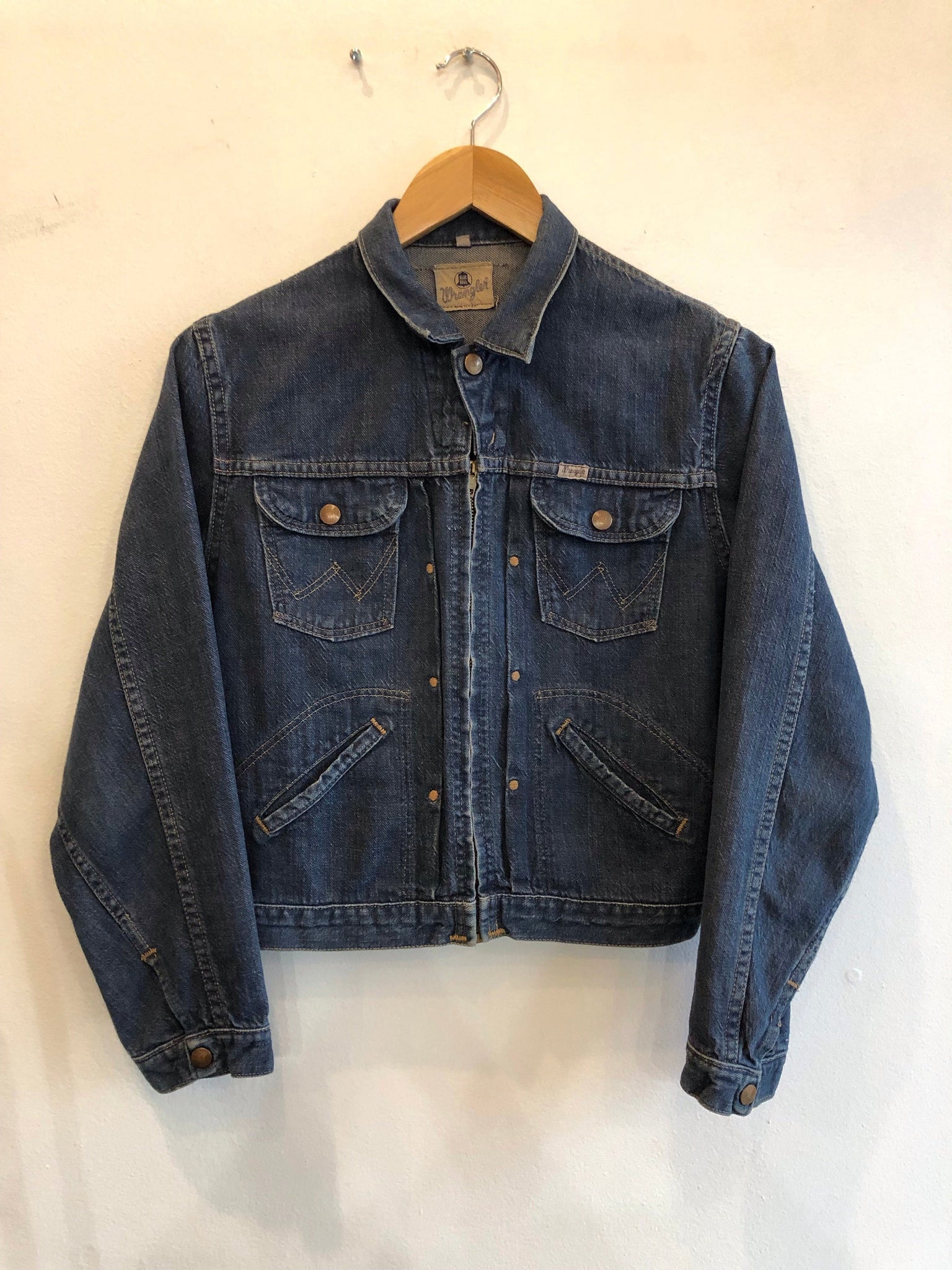 Vintage 1950 1960 s wrangler blue bell 24mjz denim jacket La