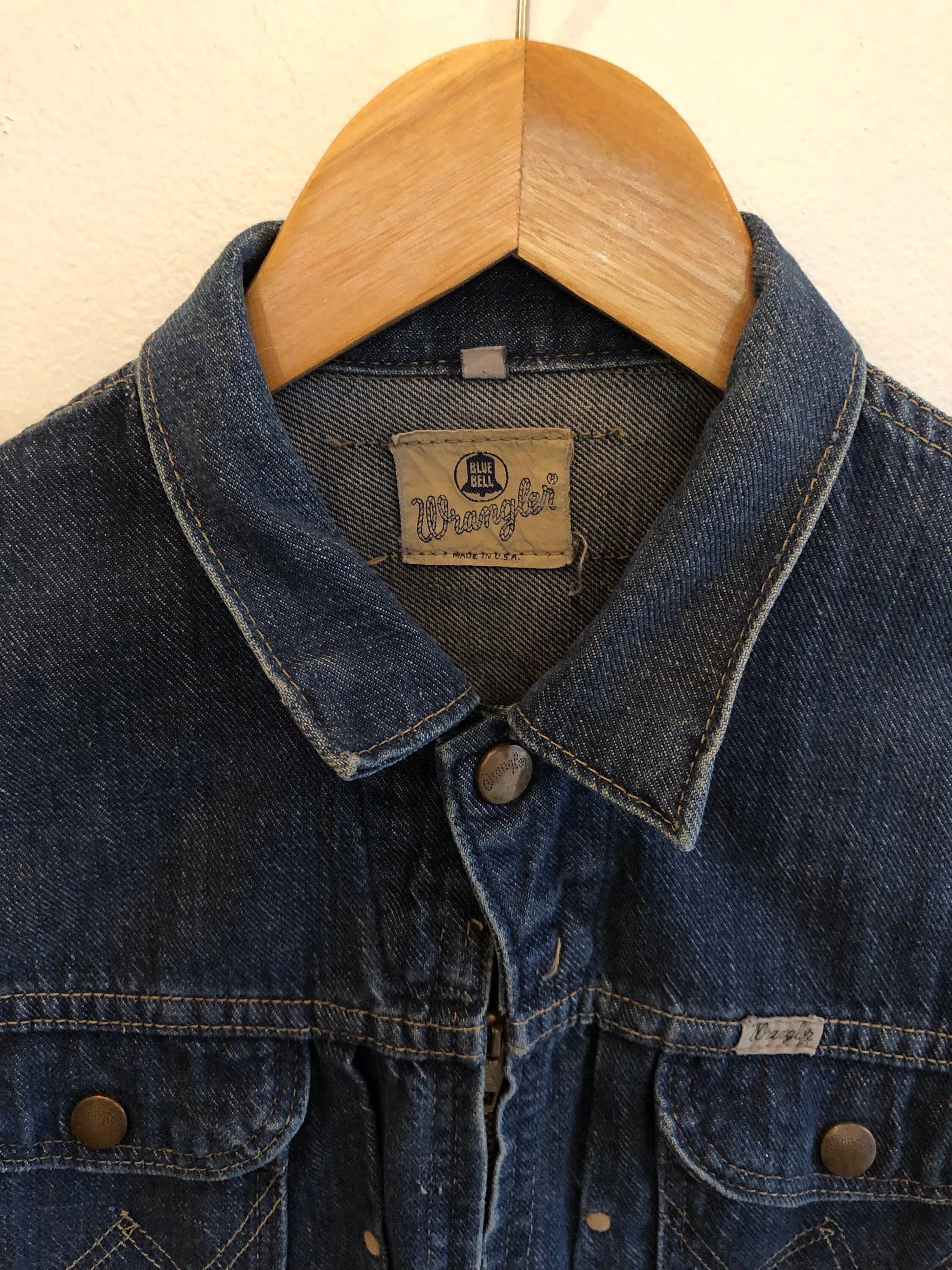 Vintage 1950/1960's wrangler blue bell 24mjz denim jacket – La