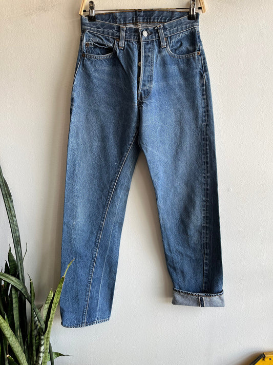 Vintage 1980’s Levi’s 501 Selvedge Denim Jeans - La Lovely Vintage 