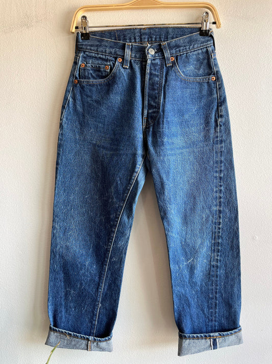 Vintage 1980’s levi’s 501 selvedge denim jeans - La Lovely Vintage 