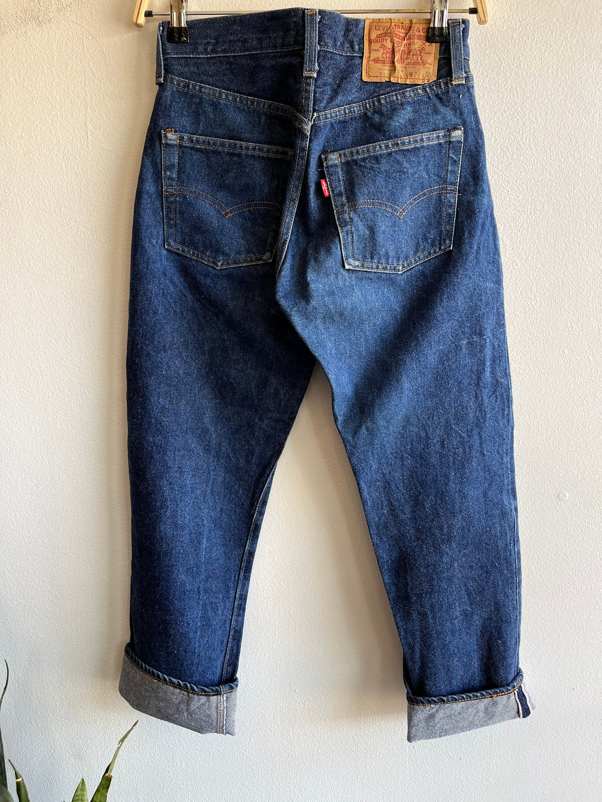 Vintage 1980’s levi’s 501 selvedge denim jeans - La Lovely Vintage 