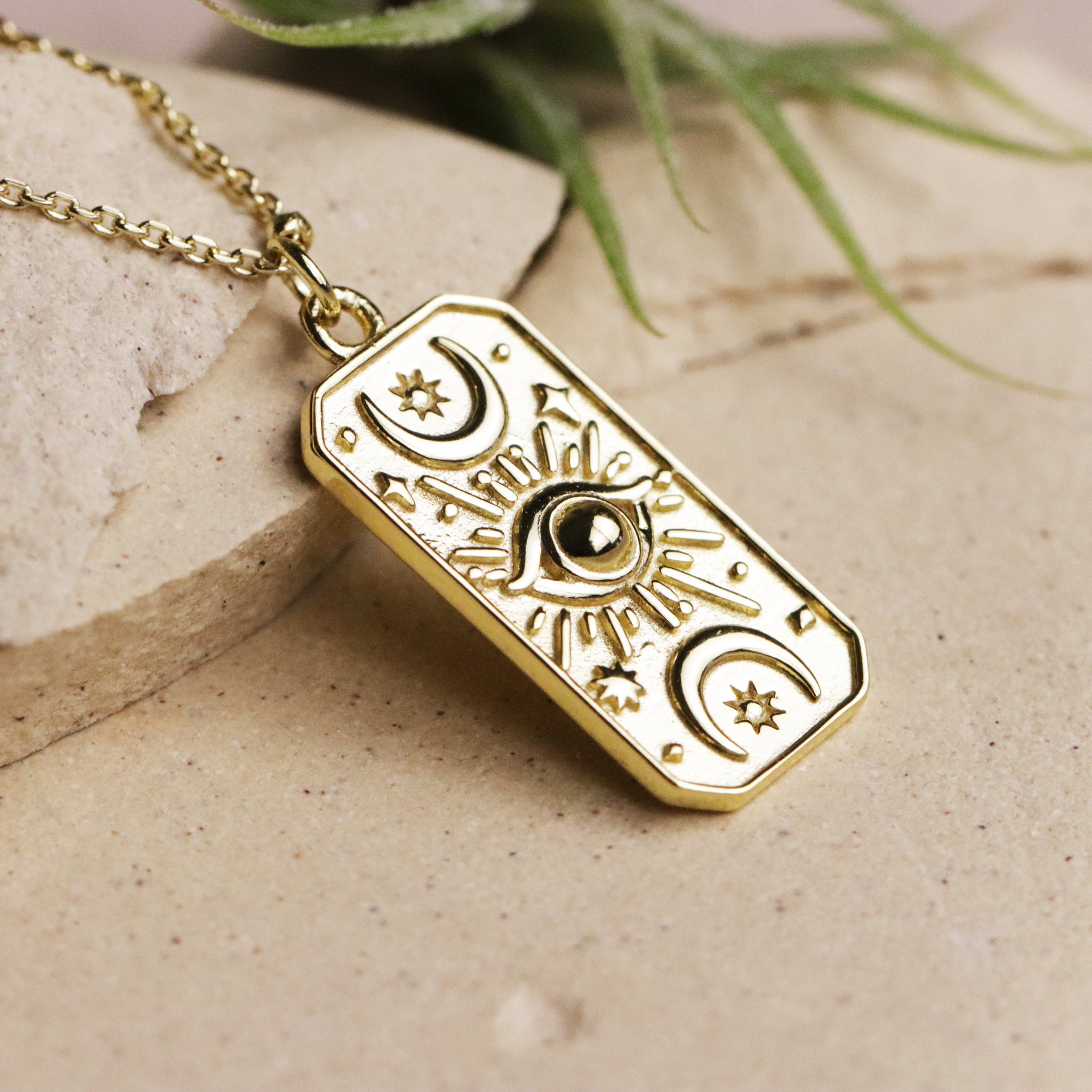 All Seeing Eye Tarot Necklace Pendant by La Lovely