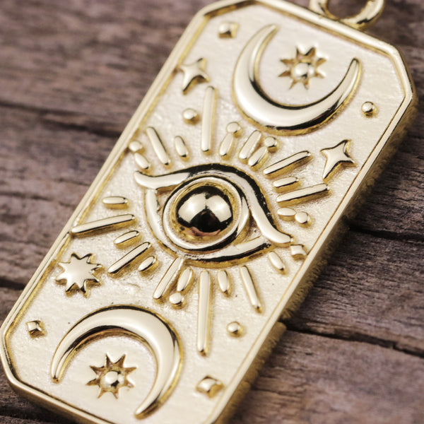 All Seeing Eye Tarot Necklace Pendant by La Lovely